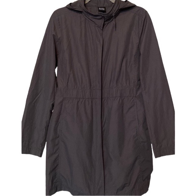 Eileen Fisher Hooded Lightweight Jacket